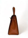 Brown Leah Vegan Leather Purse - Rosenix